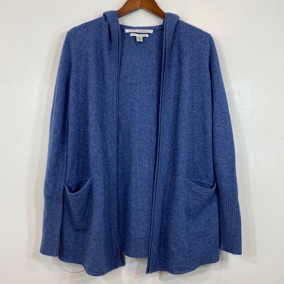 Max Studio ply 100% Cashmere hooded cardigan - Main Image